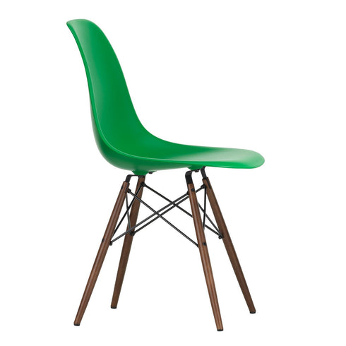 Cadeira Eames em Plástico DSW / Base dark maple
